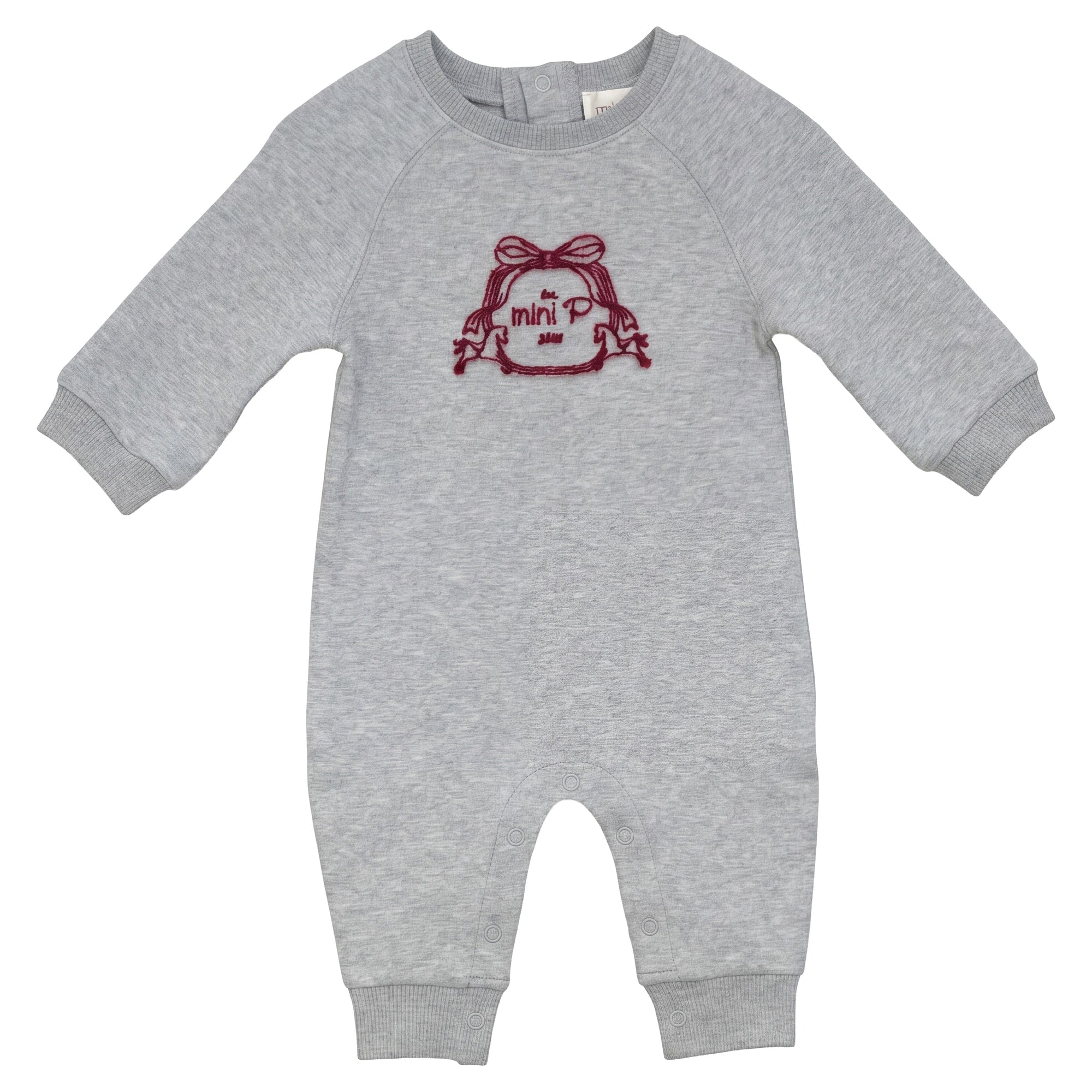 VELVET EMBLEM ONESIE