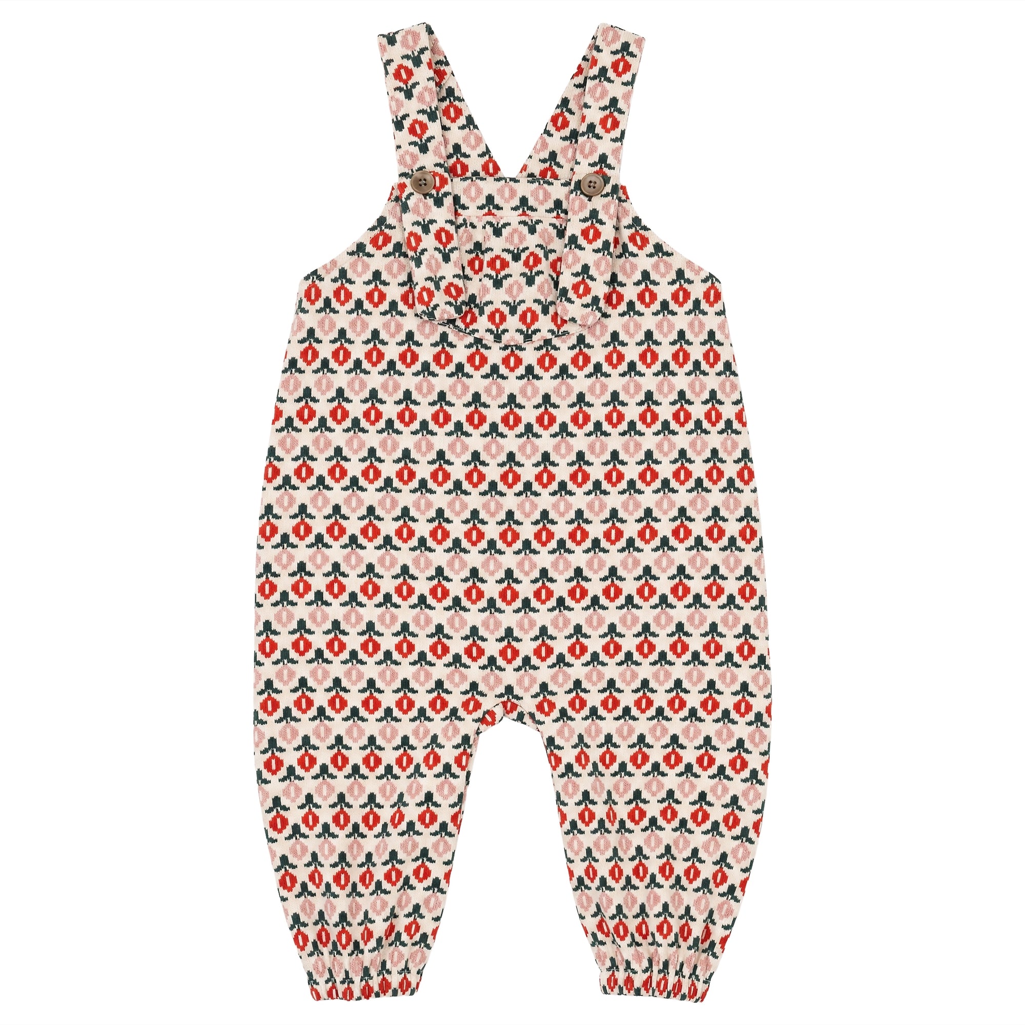 PRINTED CORD ROMPER