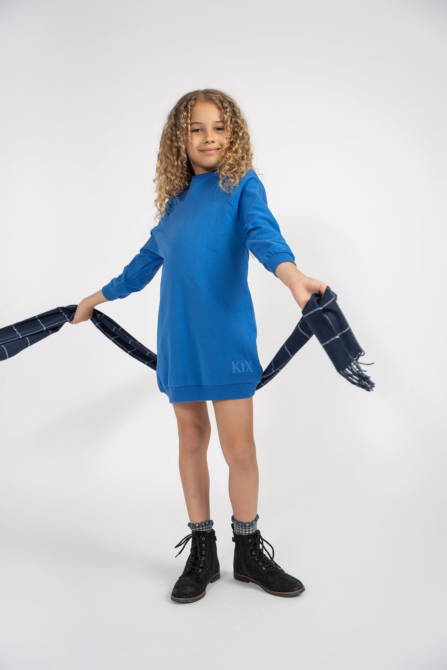 ROUND YOKE DRESS