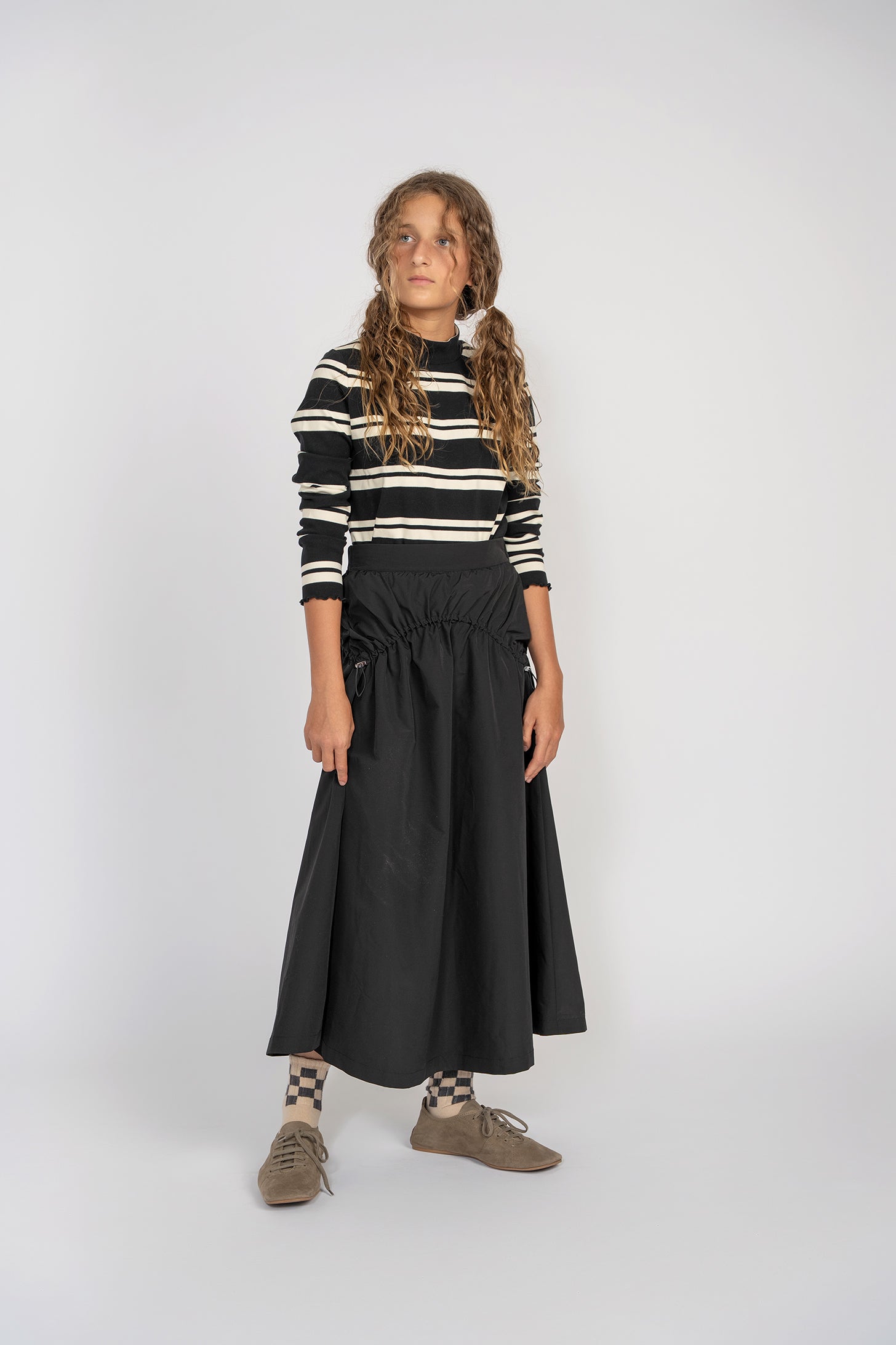 DRAWSTRING SKIRT