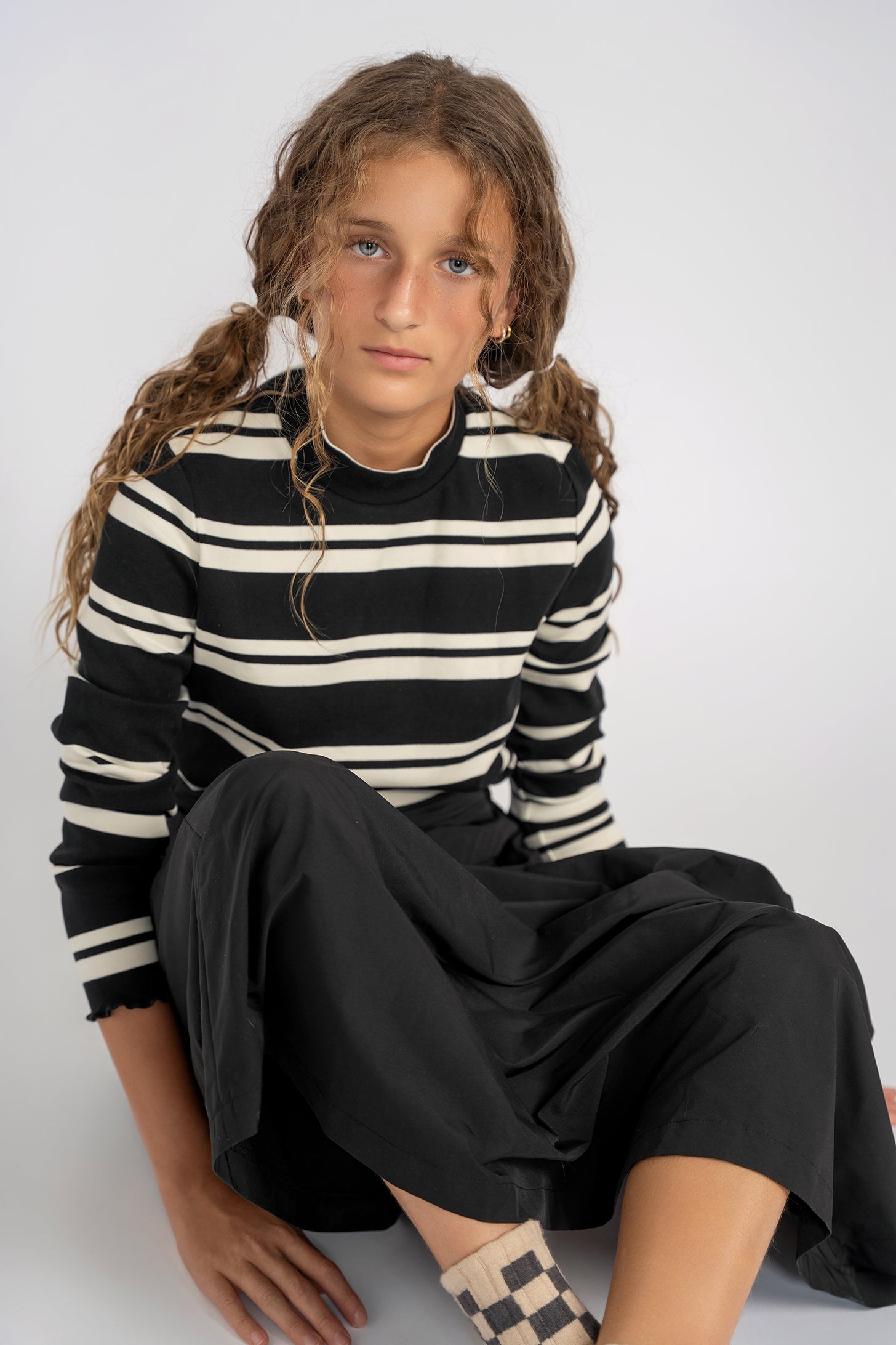 JERSEY MOCK NECK